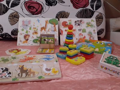 Лот: 18291504. Фото: 1. Деревянные игрушки. Развивающие