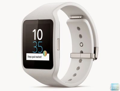 Лот: 10426154. Фото: 1. sony smartwatch 3 white. Смарт-часы, фитнес-браслеты, аксессуары