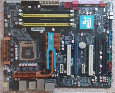 Лот: 3031248. Фото: 1. Материнская плата ASUS P5Q-E... Материнские платы