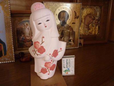 Лот: 8785761. Фото: 1. статуэтка-фарфор-зефир,пр-во Япония... Другое (живопись, скульптура, фото)