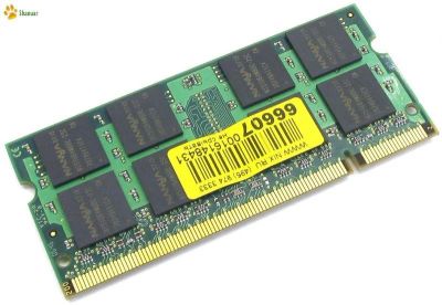 Лот: 167743. Фото: 1. Память SODIMM DDR-II 1024MB PC6400... Оперативная память