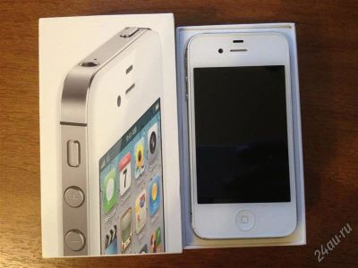 Лот: 2697170. Фото: 1. Apple iphone 4s 16gb Белый + Чехол. Смартфоны