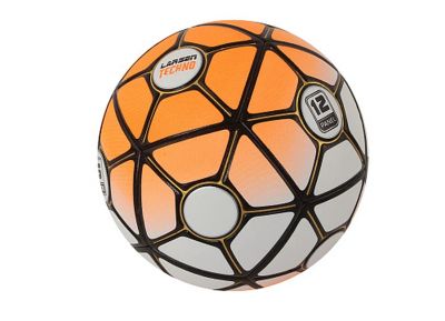 Лот: 22369299. Фото: 1. Мяч футбольный Larsen Techno Orange... Мячи, ракетки, шайбы, клюшки