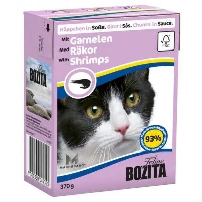 Лот: 14610239. Фото: 1. Bozita (Бозита) Креветки 370г... Корма