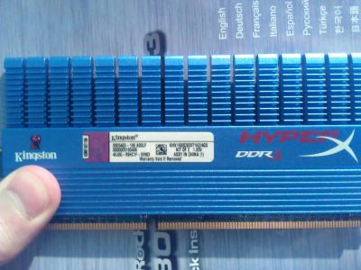 Лот: 6643353. Фото: 1. 4GB(2x2gb) DDR3 1600MHz Kingston... Оперативная память