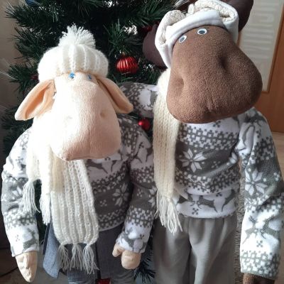 Лот: 18258455. Фото: 1. Новогдняя игрушка под елку. Авторские куклы, игрушки, поделки
