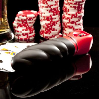 Лот: 4755596. Фото: 1. Черный вибратор из силикона Roulette... Игрушки