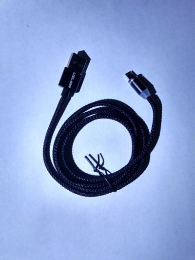 Лот: 14907109. Фото: 1. Магнитный USB-кабель Micro USB... Дата-кабели, переходники