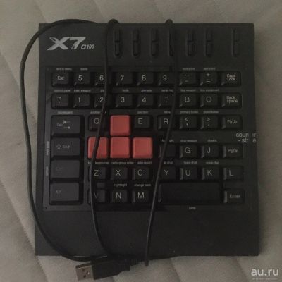 Лот: 14344929. Фото: 1. Игровая клавиатура A4Tech X7 G100. Клавиатуры и мыши
