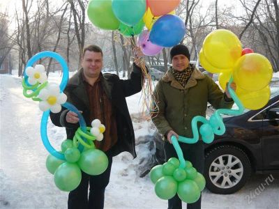 Лот: 799610. Фото: 1. Подарок из шаров на 8 марта!. Другое (ручная работа)