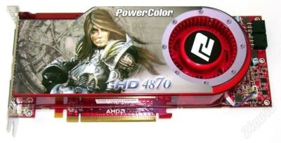 Лот: 2250107. Фото: 1. PowerColor Radeon HD 4870 512... Видеокарты