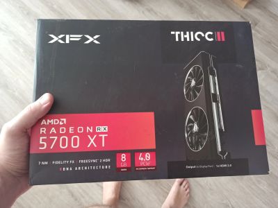 Лот: 17111219. Фото: 1. RX 5700 xt thicc II. Видеокарты