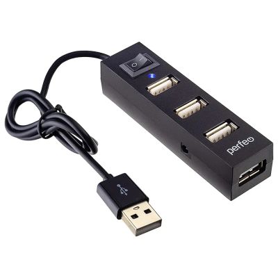 Лот: 25010320. Фото: 1. USB_Хаб 4xUSB Perfeo (PF-H045... USB хабы