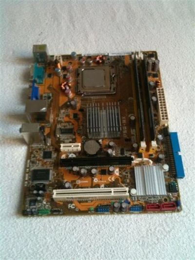 Лот: 719082. Фото: 1. Мать Asus s775 + Память 512mb... Материнские платы
