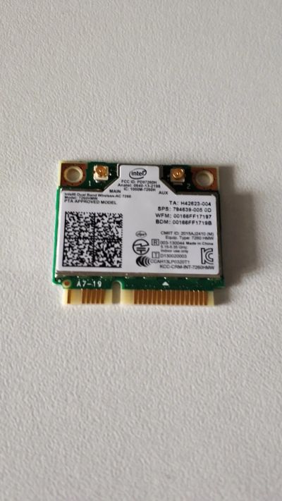 Лот: 14155525. Фото: 1. Сетевая карта для ноутбука Intel... Сетевые карты