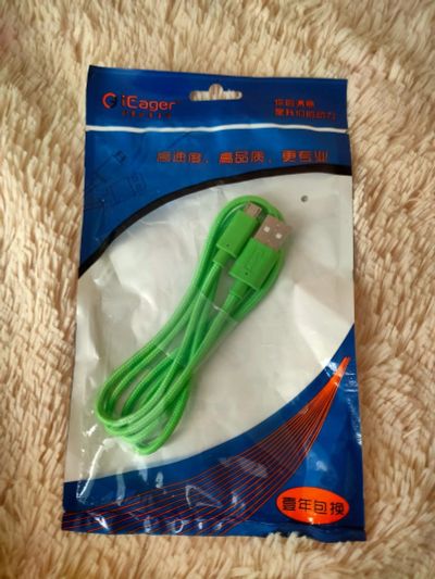 Лот: 16932453. Фото: 1. Кабель micro USB 50 см запакованый. Дата-кабели, переходники