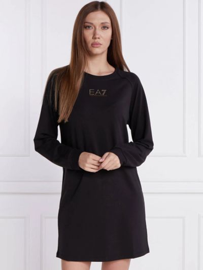 Лот: 23643357. Фото: 1. Платье женское EA7 Dress, Черный. Другое (спортивная одежда)