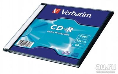 Лот: 14291761. Фото: 1. Verbatim CD-R 700Mb 52x DL Slim. CD, DVD, BluRay