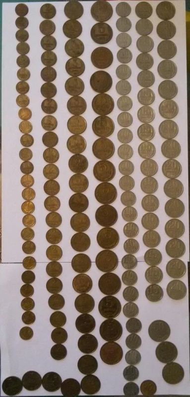 Лот: 7005109. Фото: 1. 148 монет СССР 1961-1991 годов... Наборы монет