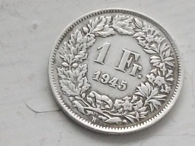 Лот: 13453803. Фото: 1. Монета 1 франк один Швейцария... Европа
