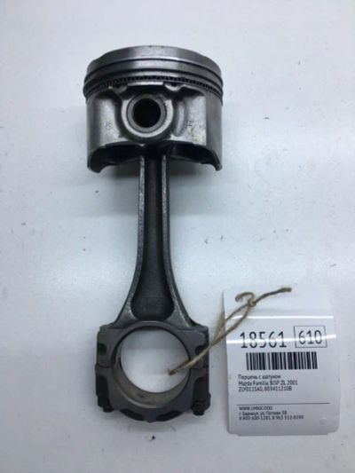 Лот: 20380327. Фото: 1. Поршень с шатуном Mazda Familia... Двигатель и элементы двигателя