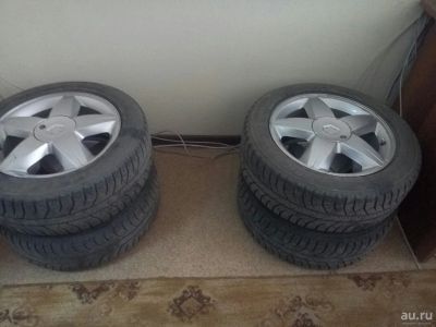 Лот: 14838737. Фото: 1. Bridgestone на литье R16 205x55... Шины на дисках