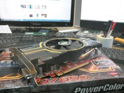 Лот: 5122479. Фото: 1. Power Color Radeon HD7850. Видеокарты