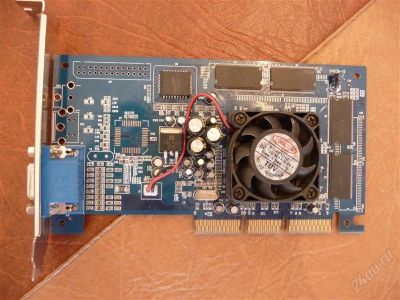 Лот: 2078855. Фото: 1. Видеокарта MX400, 32Mb, AGP. Видеокарты