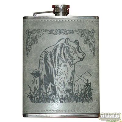 Лот: 13330560. Фото: 1. Фляжка Медведь А08-1 240 мл. Подарки на 23 февраля