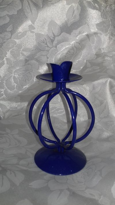 Лот: 25882233. Фото: 1. Подсвечник. Металл. Высота 13... Подсвечники, канделябры