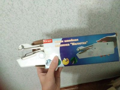 Лот: 12044104. Фото: 1. Швейная машинка Малютка. Б.У... Швейная, вязальная