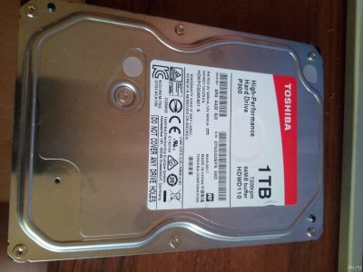 Лот: 13399983. Фото: 1. HDD 1Tb Toshiba HDWD110UZSVA 64Mb... Жёсткие диски (HDD)