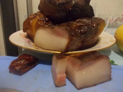 Лот: 6656873. Фото: 1. Сало копчёное!. Мясо, птица, яйцо
