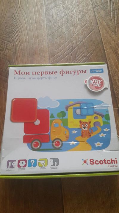 Лот: 10754381. Фото: 1. Scotchi "Мои первые фигуры". Развивающие