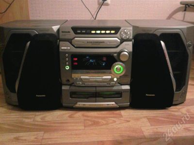 Лот: 532500. Фото: 1. Музыкальный центр Panasonic SA-AK47. Музыкальные центры, магнитолы