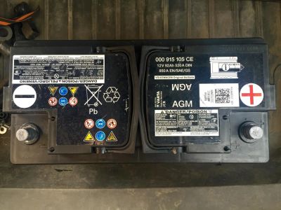 Лот: 7745978. Фото: 1. Гелевый аккумулятор Varta AGM... Аккумуляторы