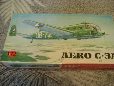 Лот: 18007165. Фото: 1. Пластиковая модель самолета AERO... Авиамоделизм