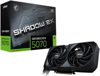 Лот: 25765766. Фото: 1. 12Gb MSI RTX 5070 Shadow 2X OC... Видеокарты
