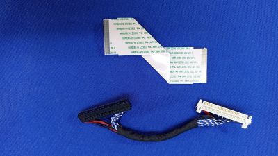 Лот: 21277396. Фото: 1. LVDS + шлейф от T-Con до Driver... Запчасти для телевизоров, видеотехники, аудиотехники