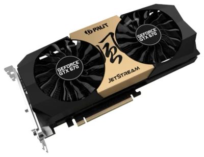 Лот: 5088323. Фото: 1. Palit GTX 670 JetStream. Видеокарты