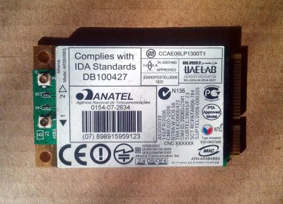 Лот: 6245903. Фото: 1. Модуль Wi-Fi для ноутбука Atheros... WiFi, Bluetooth адаптеры