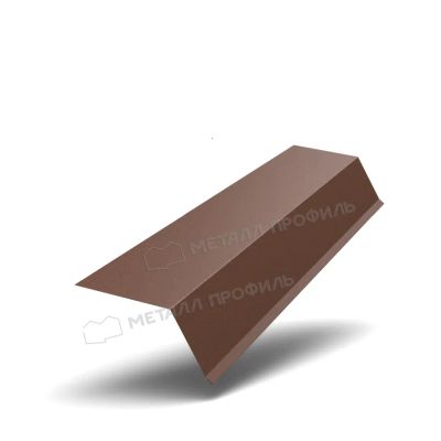 Лот: 24020870. Фото: 1. Планка капельник 79х55х2000 (VALORI-20-Brown-0... Кровельные материалы