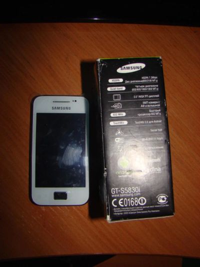 Лот: 4969010. Фото: 1. C рубля Samsung galaxy ace 5830i... Смартфоны