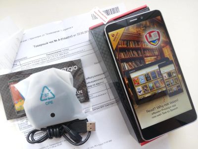 Лот: 7029267. Фото: 1. Шустрый с 4G LTE - Prestigio Grace... Смартфоны