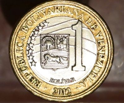 Лот: 8415733. Фото: 1. Экзотика с рубля (3149) Венесуэла. Остальные страны