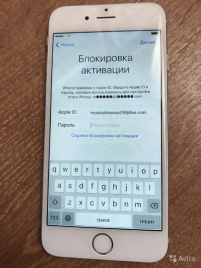 Лот: 10669080. Фото: 1. iPhone 6 Silver 64GB *iCloud lock... Смартфоны