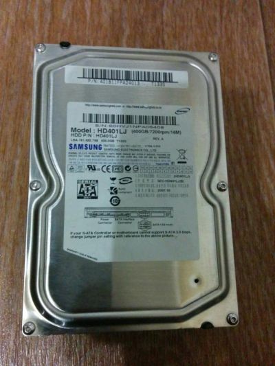 Лот: 7900605. Фото: 1. Жесткий диск 400GB - Samsung 400GB... Жёсткие диски (HDD)