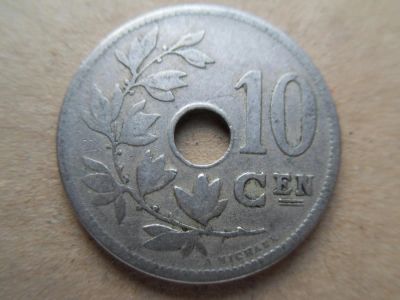 Лот: 6719004. Фото: 1. Бельгия 10 сантимов 1905. Европа