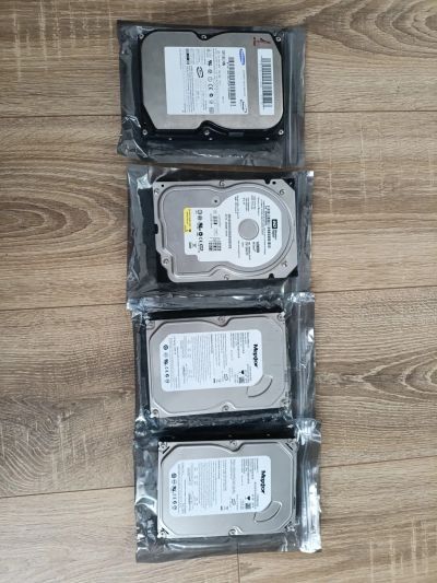 Лот: 23449048. Фото: 1. Жёсткие диски HDD 4 шт. одним... Жёсткие диски (HDD)