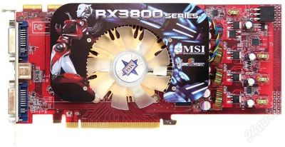 Лот: 778154. Фото: 1. MSI RX3850-T2D512E. Видеокарты